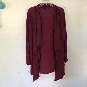 Burgundy cardigan
